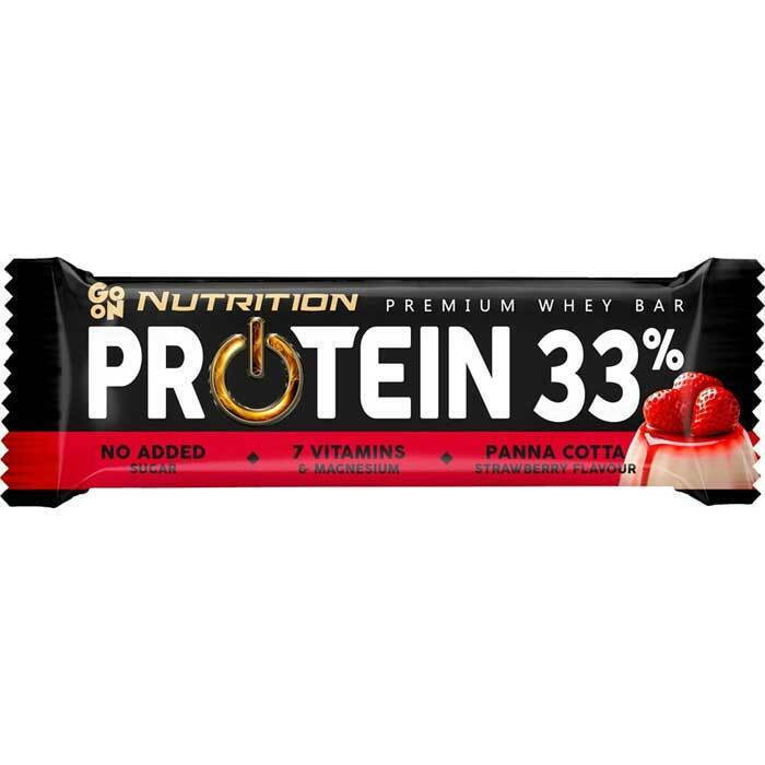 Go On Nutrition Premium Whey Μπάρα με 33% Πρωτεΐνη & Γεύση Panna Cotta 50gr